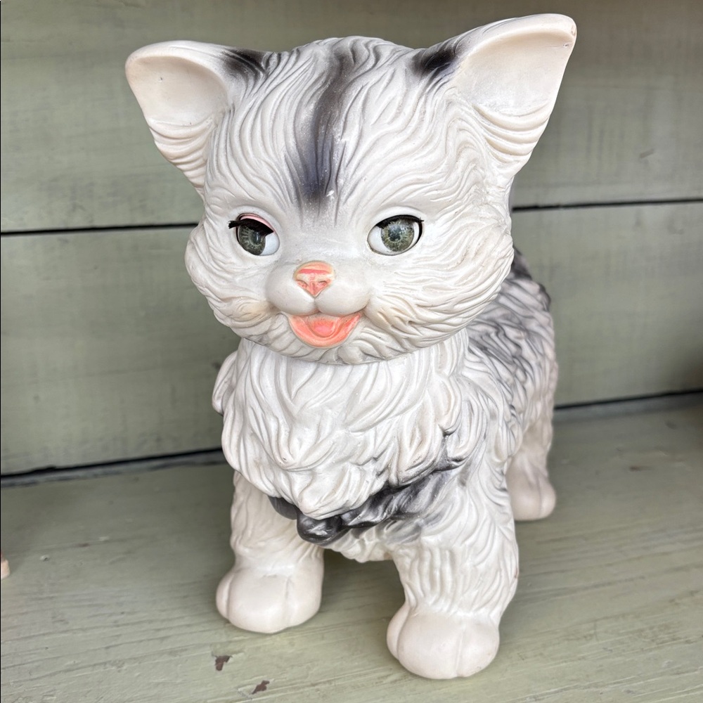 Vintage midcentury Edward Mobley squeaky cat